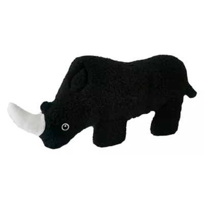 Product Barker's Bowtique Wildlife Gertie Black Rhino Dog Toy