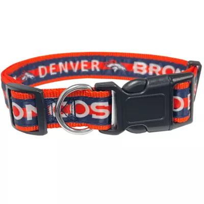 Product  Pets First Denver Broncos Satin Dog Collar