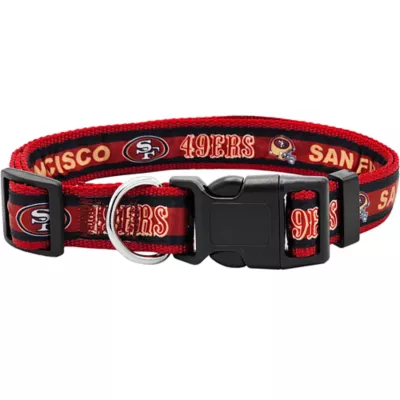 Product Pets First San Francisco 49ers Satin Dog Collar
