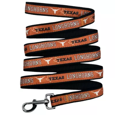 Product Pets First Texas Longhorns Satin Pet Leash