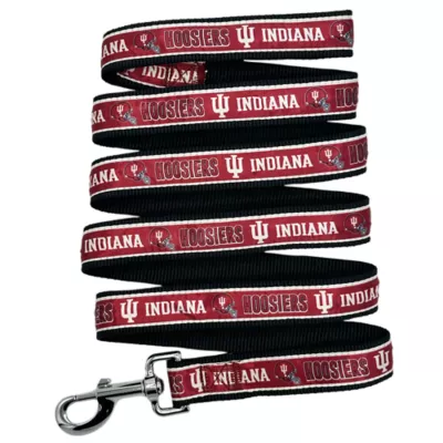 Product Pets First Indiana Hoosiers Satin Pet Leash