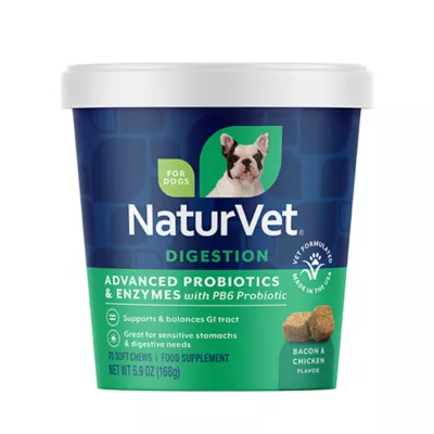 Product NaturVet Advanced Probiotic & Enzymes Soft Chews for Dogs 70 ct
