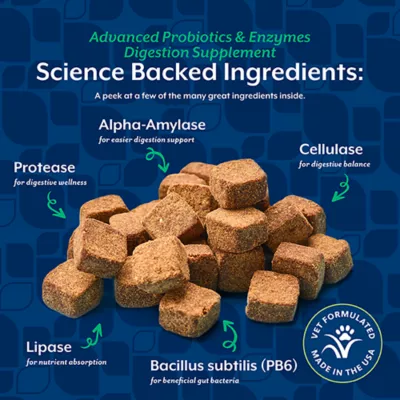 Product NaturVet Advanced Probiotic & Enzymes Soft Chews for Dogs 70 ct