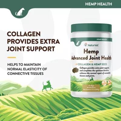 Product NaturVet Hemp Advanced Joint Health Chews for Dogs