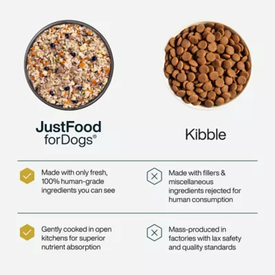 Product JustFoodForDogs Adult Frozen Dog Food - Lamb & Brown Rice, 18 oz