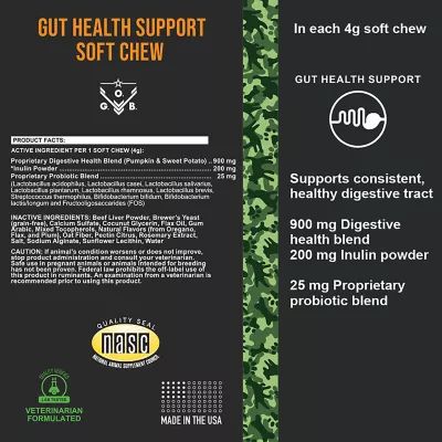 Product Operation Good Boy Digestion Supplement Probiotic Soft Chews for Dogs