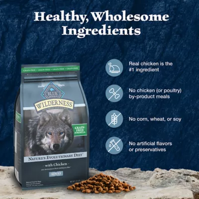 Product Blue Buffalo Wilderness Nature's Evolutionary Diet Adult Dog Dry Food - Grain Free, Chicken