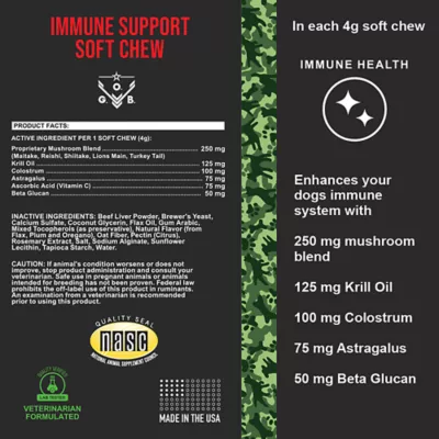 Product Operation Good Boy Immunity Supplement for Dogs
