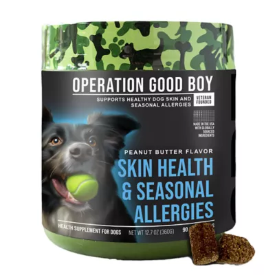 Product Operation Good Boy Skin Coat Allergy Supplement for Dogs