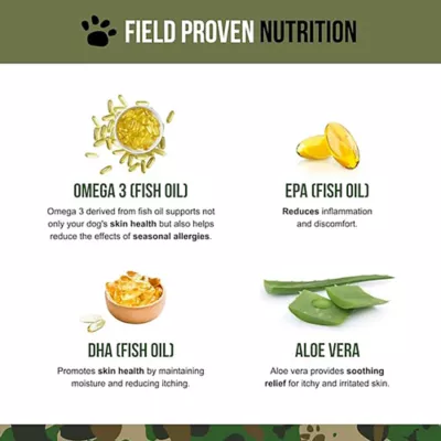 Product Operation Good Boy Skin Coat Allergy Supplement for Dogs