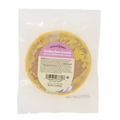 Product Wiggles & Wags Smiley Face Decorated Cookie Dog Treat 2 oz