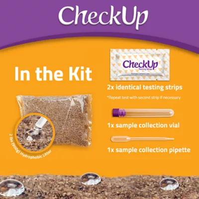 Product CheckUp Pro Hydrophobic Sand Urine Collection Home Test Kit for Cats