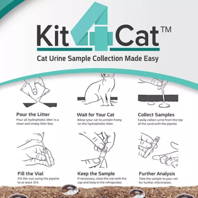 Product Kit4Cat Cat Urine Sample Collection Kit Hydrophobic Urine Testing for Cats