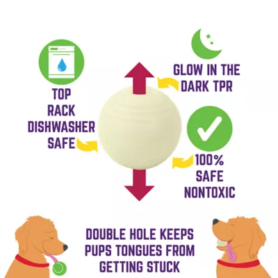 Product Chew King Glowing Fetch Balls 8 CT