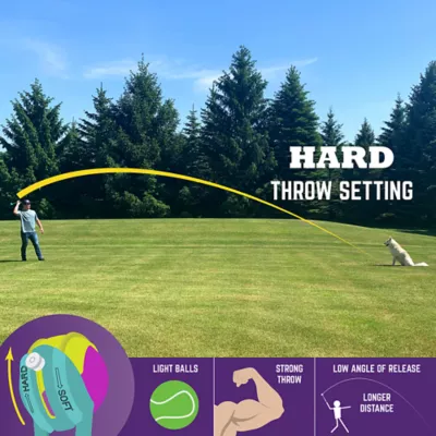 Product Chew King Ball Launcher Combo Dog Toy