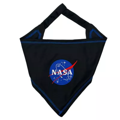 Product Pets First NASA Logo Dog Tie-Around Bandana