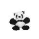 Product MIGHTY JR Microfiber Ball Panda Dog Toy