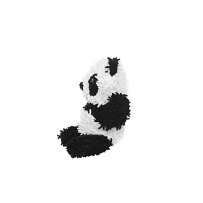 Product MIGHTY JR Microfiber Ball Panda Dog Toy