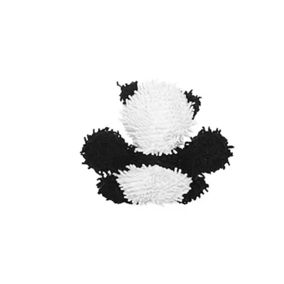 Product MIGHTY JR Microfiber Ball Panda Dog Toy