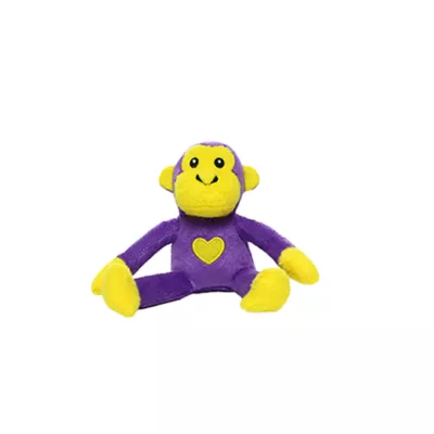 Product MIGHTY JR Safari Monkey Purple Dog Toy