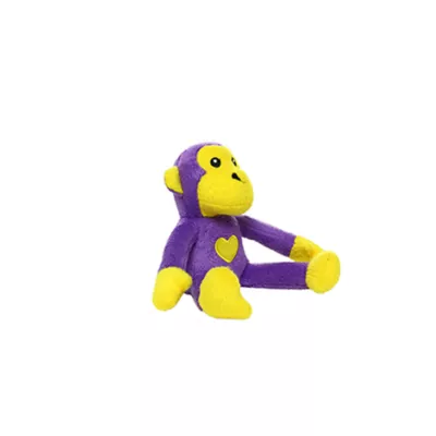 Product MIGHTY JR Safari Monkey Purple Dog Toy