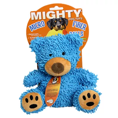 Product MIGHTY Microfiber Ball Bear Med Dog Toy