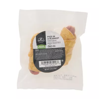 Product Dentley's Rawhide Alternative Pigs In A Blanket Shaped Dog Chew 2 ct 1.6 oz