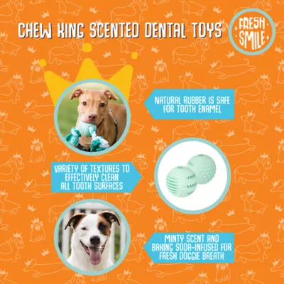 Product Chew King Dental Ring Dog Toy Collection