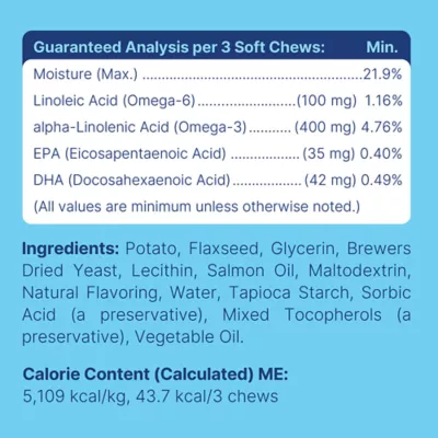 Product Healthy Pup Soft Chews Skin & Coat Supplement for Dogs