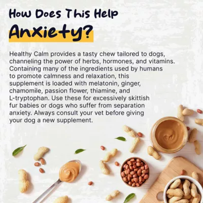 Product Healthy Pup Calm Peanut Butter Bliss Calming Aid for Dogs