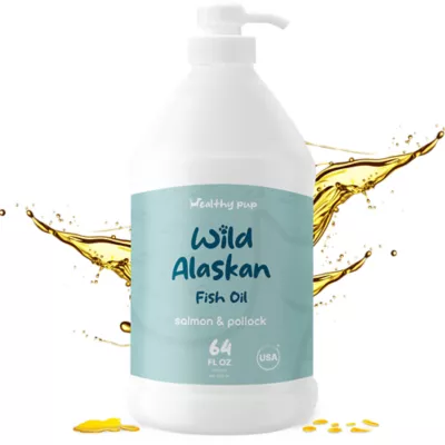 Product Healthy Pup Wild-Caught Alaskan Fish Oil Blend Skin & Coat Liquid Supplement for Dogs