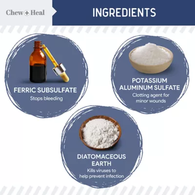 Product Chew + Heal Styptic Powder First Aid Essential for Dogs