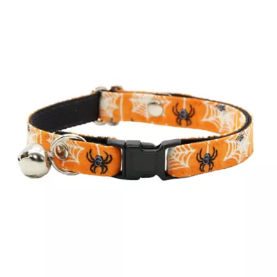 Product Made By Cleo® Spooky Spiderwebs Cat Collar