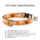 Product Made By Cleo® Spooky Spiderwebs Cat Collar