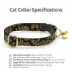 Product Made By Cleo® Black Forest Cat Collar