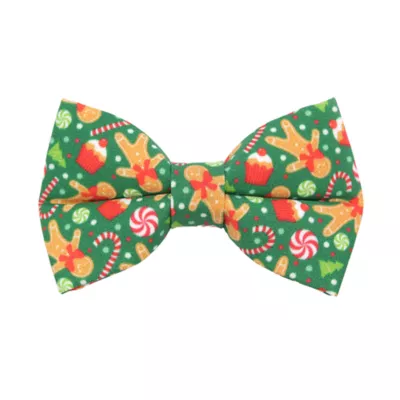Product Made By Cleo® Christmas Treats Green Cat Bow Tie