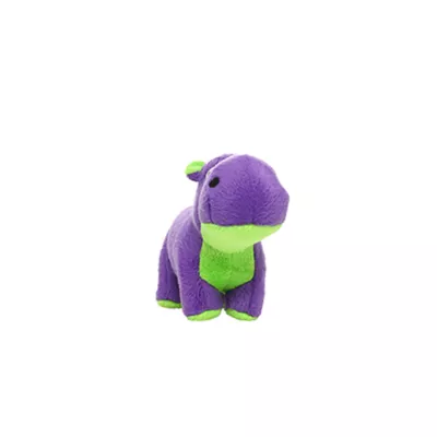 Product MIGHTY JR Safari Hippo Purple Dog Toy