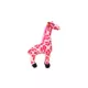 Product MIGHTY JR Safari Pink Giraffe Dog Toy