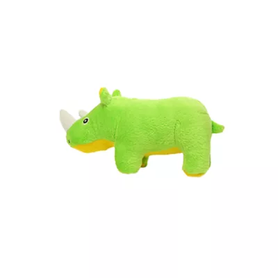 Product MIGHTY JR Safari Rhinoceros Green Dog Toy