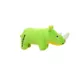 Product MIGHTY JR Safari Rhinoceros Green Dog Toy