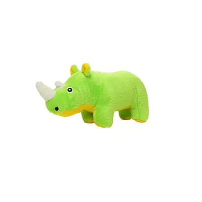 Product MIGHTY JR Safari Rhinoceros Green Dog Toy