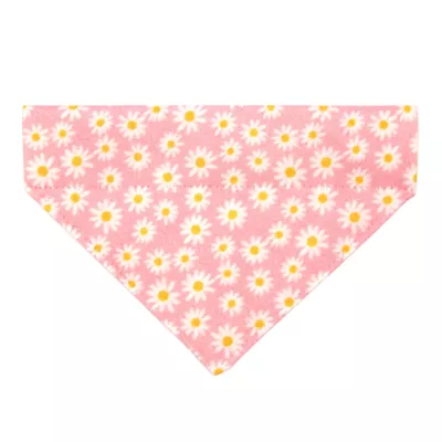 Product Made By Cleo® Daisies Pink Cat Bandana