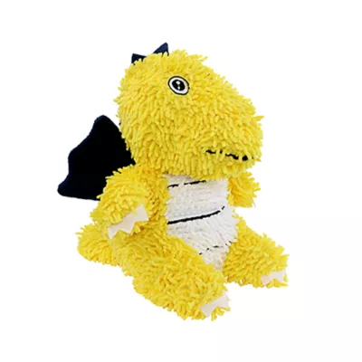 Product MIGHTY Microfiber Ball Med Dragon Yellow Dog Toy
