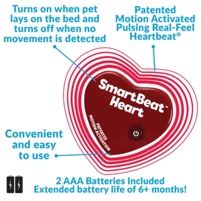 Product Snuggle Puppy® PLUS Anxiety Relief Smartbeat Motion Activated Real-Feel Heartbeat Calming Aid