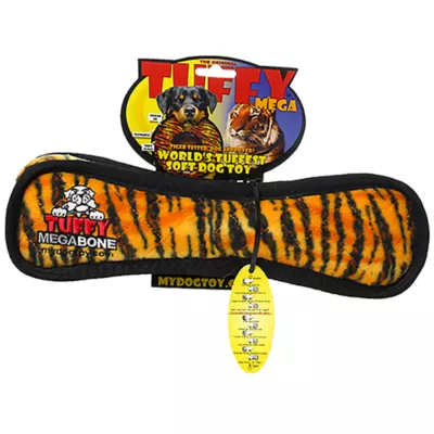 Product TUFFY® Mega Bone Tiger-Striped Dog Toy