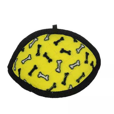 Product TUFFY® Ultimate Odd Ball Yellow Bone Dog Toy