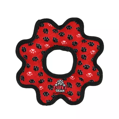 Product TUFFY® Ultimate Gear Grind Red Paw Dog Toy