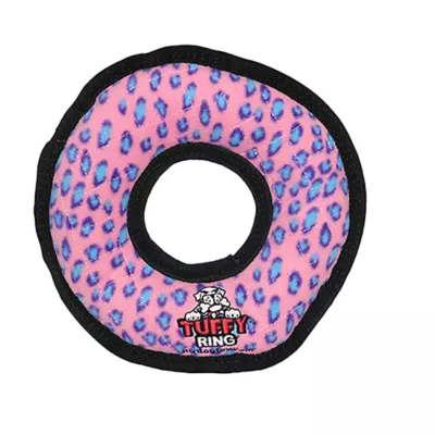 Product TUFFY® Ultimate Ring Pink Leopard Dog Toy