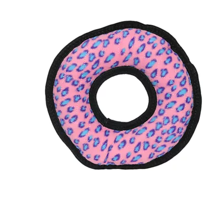 Product TUFFY® Ultimate Ring Pink Leopard Dog Toy