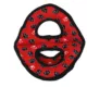 Product TUFFY® Ultimate 3-Way Ring Red Paw Dog Toy